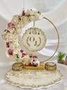 Floral hoop Engagement Platter
