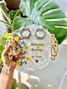 Floral Resin Ring Platter