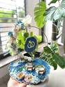 Floral Hoop Engagement Platter
