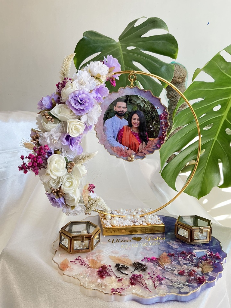 Floral Detachable Ring Platter