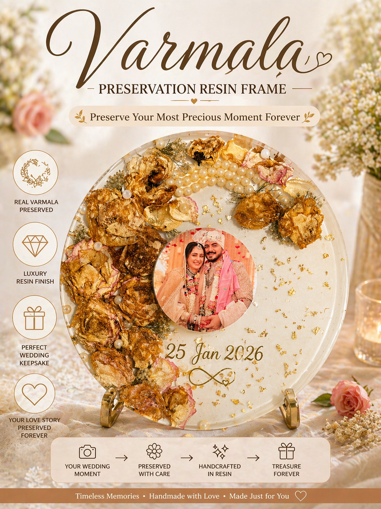 Varmala  Preservation Frame
